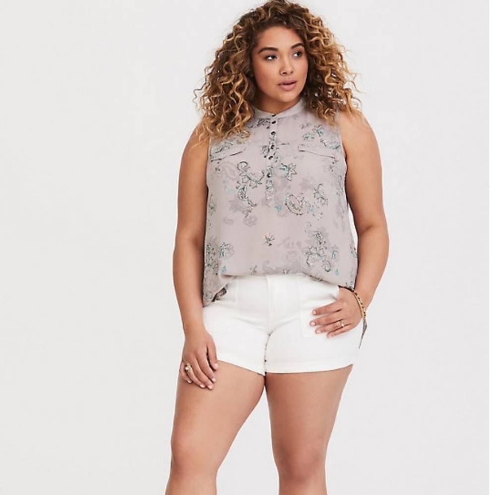 TORRID Harper- Georgette Pullover Blouse